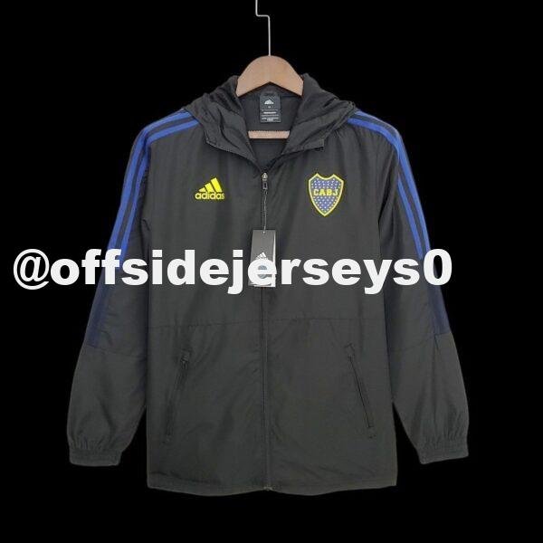 2022 Boca Juniors Windbreaker Black