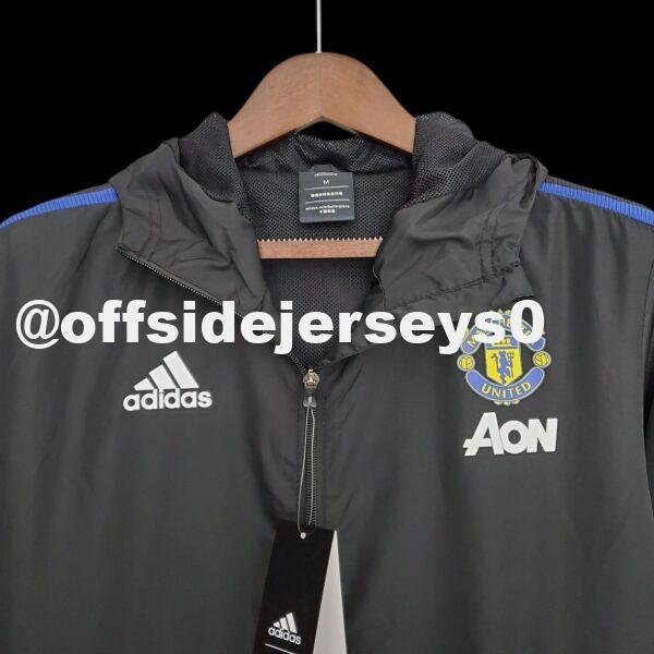 2022 Manchester United Windbreaker Black