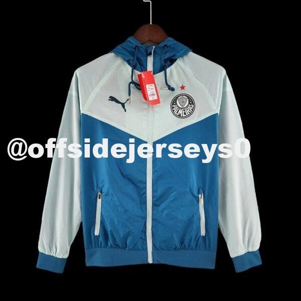 2022 Palmeiras Windbreaker Blue