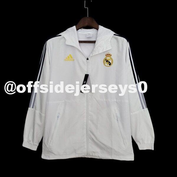 2022 Real Madrid Windbreaker White