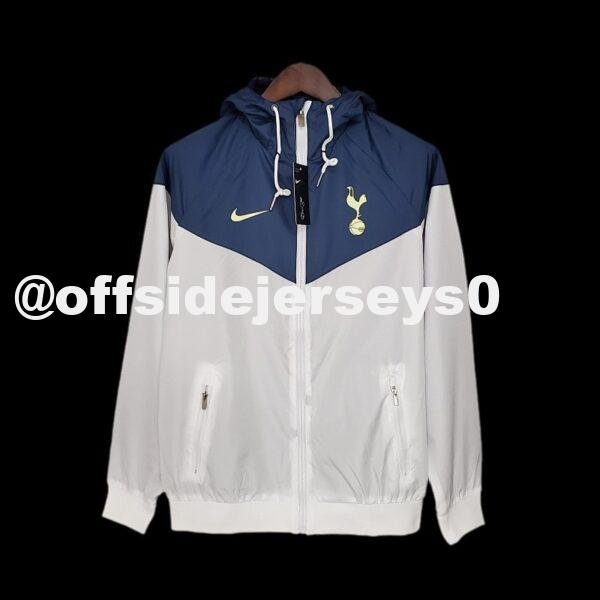 2122 Windbreaker Tottenham Blue and White