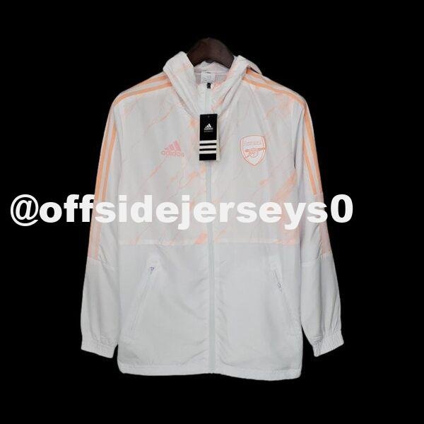 21 22 Windbreaker Arsenal White