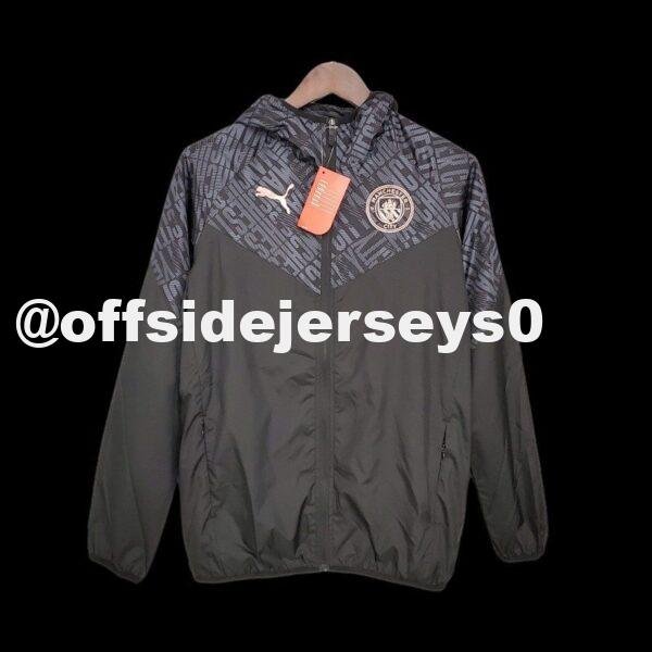 21 22 Windbreaker Manchester City Black