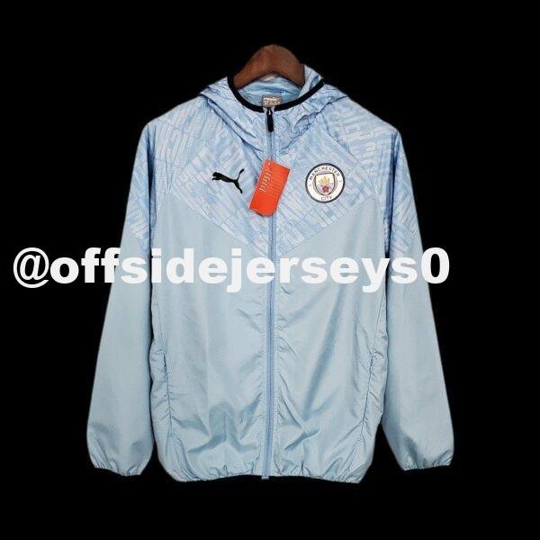 21 22 Windbreaker Manchester City blue