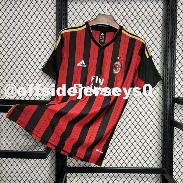 AC Milan 2013 14 Home Retro Jersey