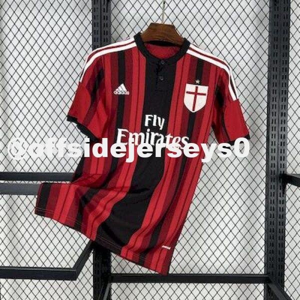 AC Milan 2014 15 Home Retro Jersey