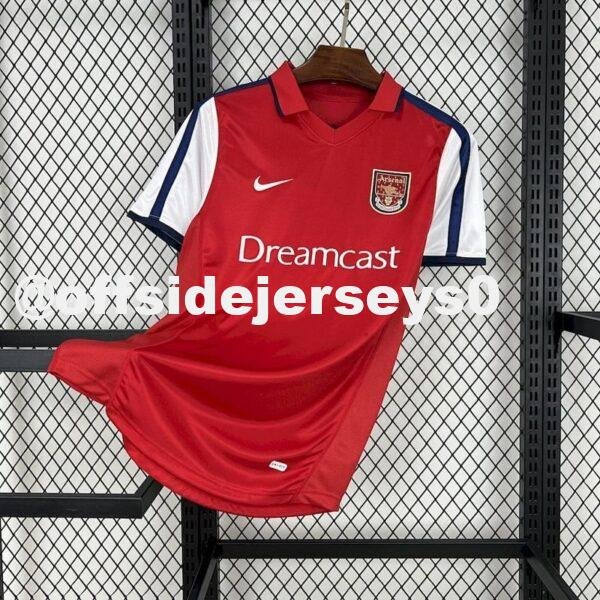 Arsenal 2000 01 Home Retro Jersey