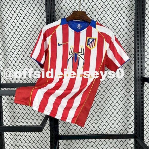 Atletico Madrid 2004 05 Home Retro Jersey