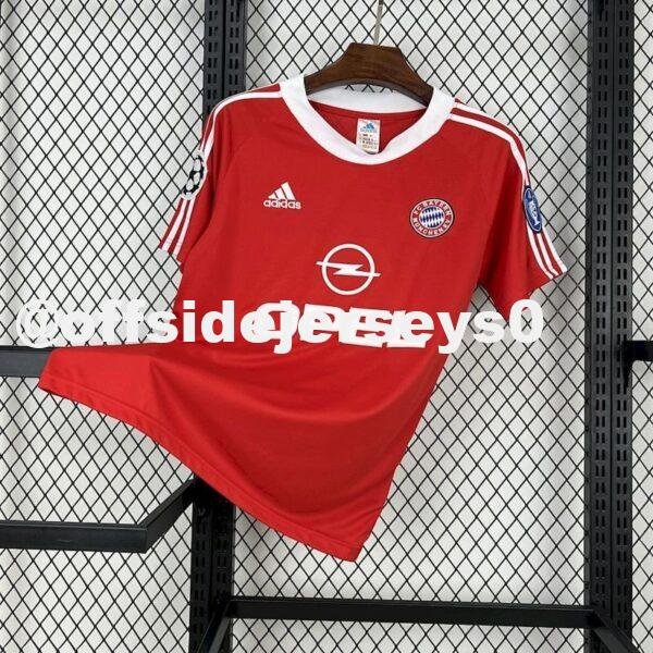 Bayern Munich 2001 02 UEFA Champions League Edition Retro Jersey