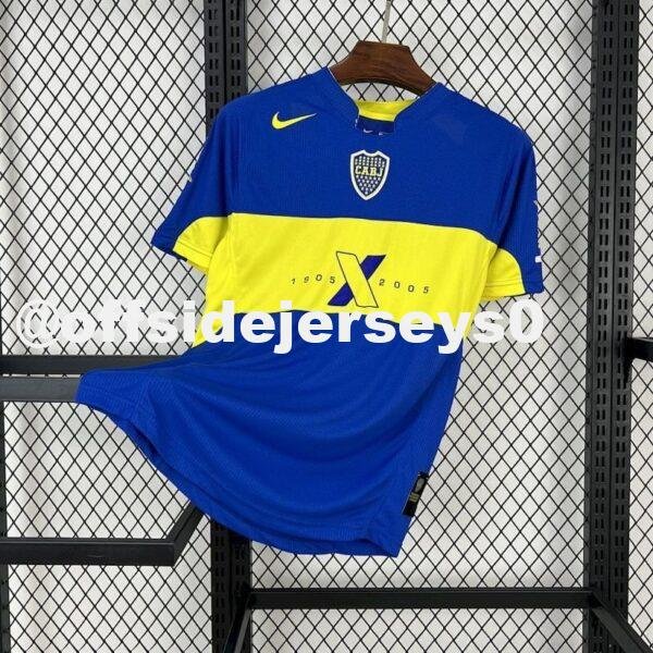 Boca Juniors 2005 100th Anniversary Edition Retro Jersey
