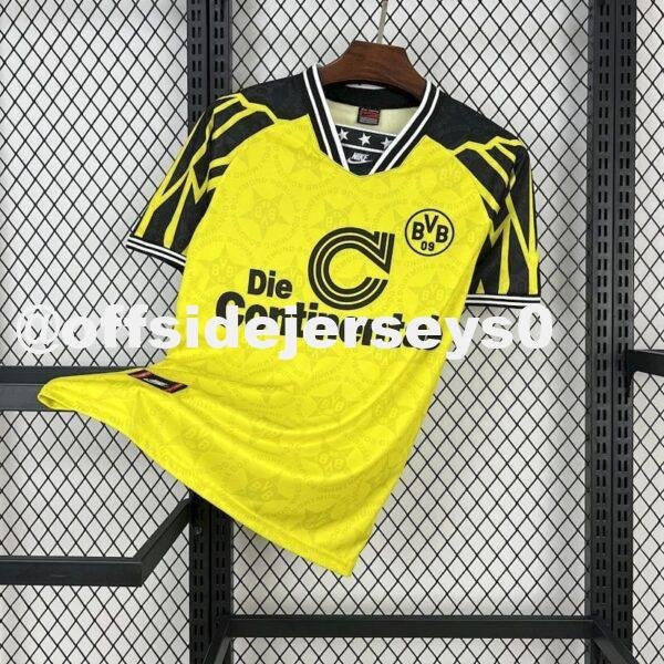 Borussia Dortmund 1994 95 Home Retro Jersey