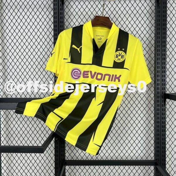 Borussia Dortmund 2012 13 Home Retro Jersey