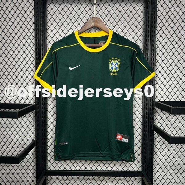 Brazil 1998 Goalkeeper Retro Jersey