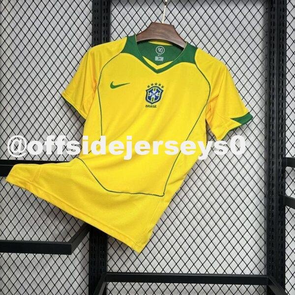Brazil 2004 Home Retro Jersey