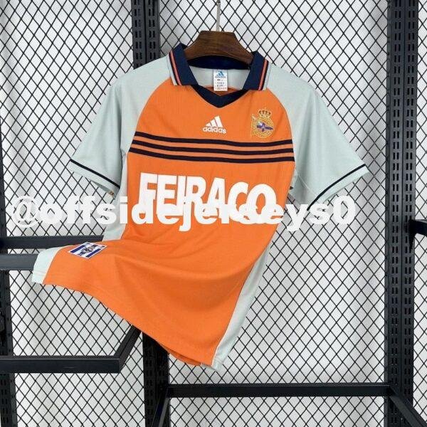 Deportivo de La Coruna 1998 99 Third Retro Jersey