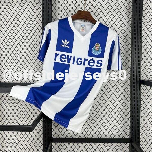 FC Porto 1990 93 Home Retro Jersey