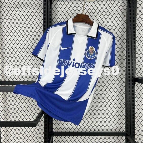 FC Porto 2003 04 Home Retro Jersey