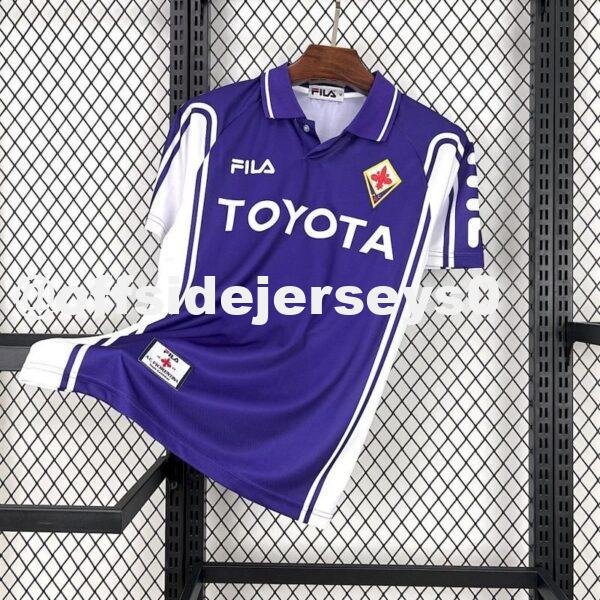 Fiorentina 1999 00 Home Retro Jersey