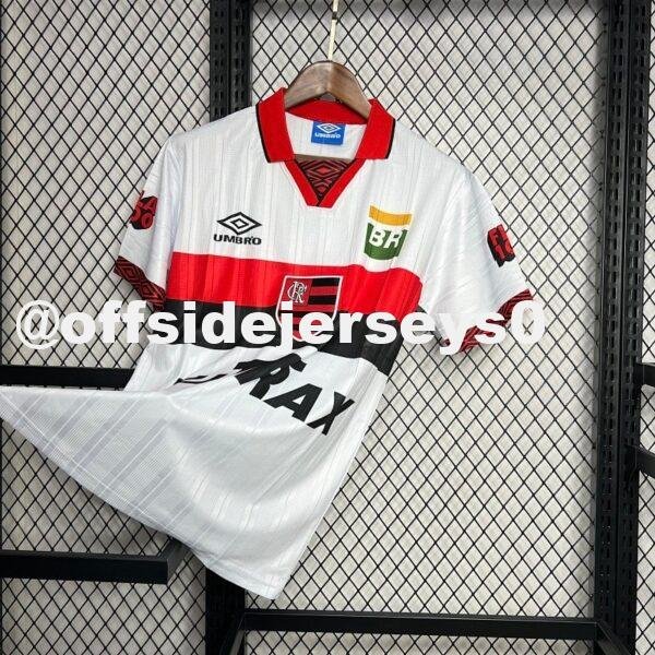 Flamengo 1995 96 Centenary Away Retro Jersey