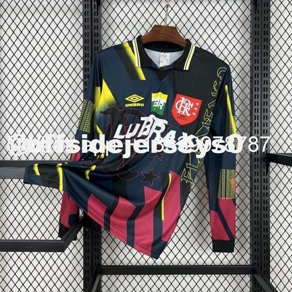 Flamengo 1998 Goalkeeper Retro Long Sleeves Jersey