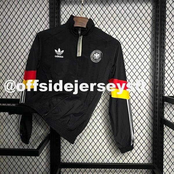 Germany 2024 25 Euro Black windbreaker