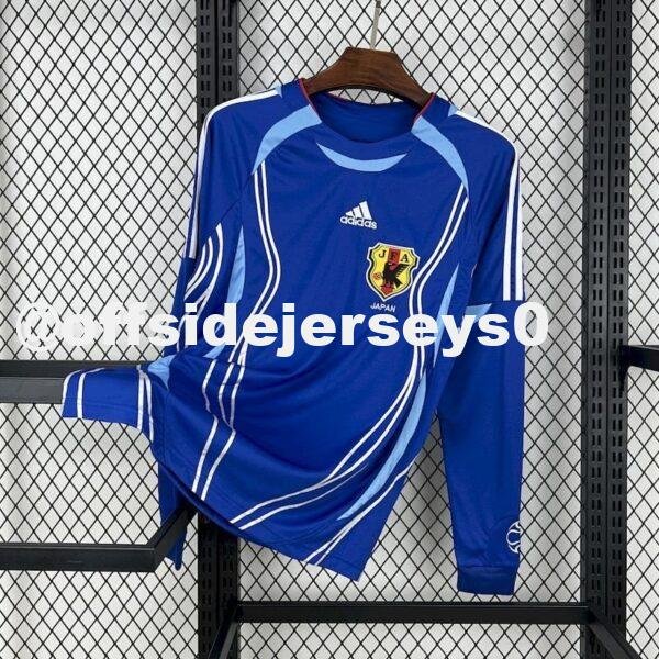 Japan 2006 Home Long Sleeves Retro Jersey