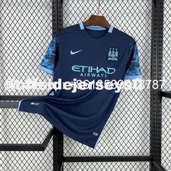Manchester City 2015 16 Away Retro Jersey