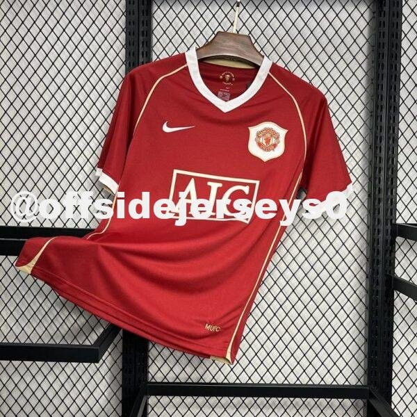 Manchester United 2006 07 Home Retro Jersey