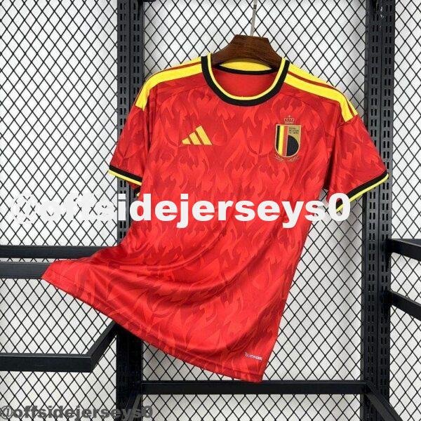 Mens Belgium 2026 World Cup Home Jersey