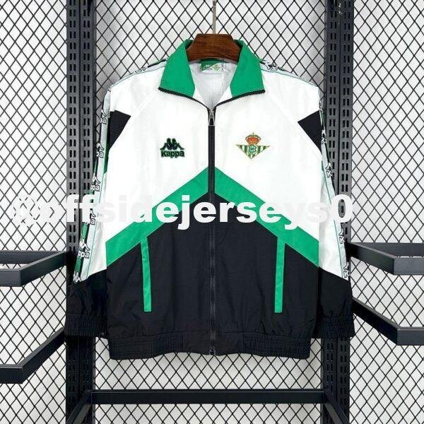 Mens Real Betis 1995 96 Retro Windbreaker
