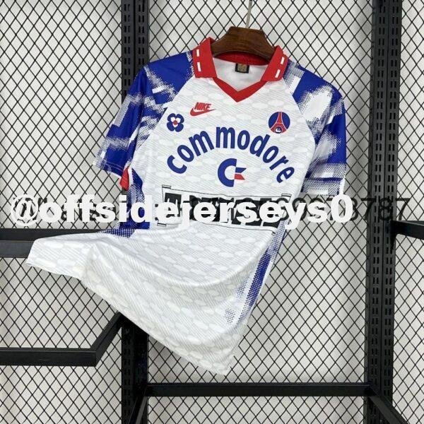 Paris Saint-Germain 1992 93 Away Retro Jersey
