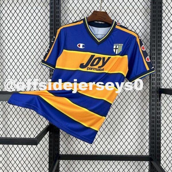 Parma Calcio 2001 02 Home Retro Jersey