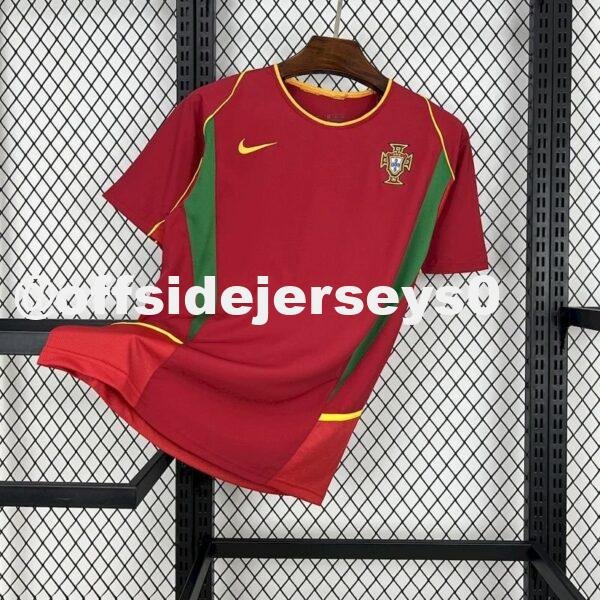 Portugal 2002 Home Retro Jersey