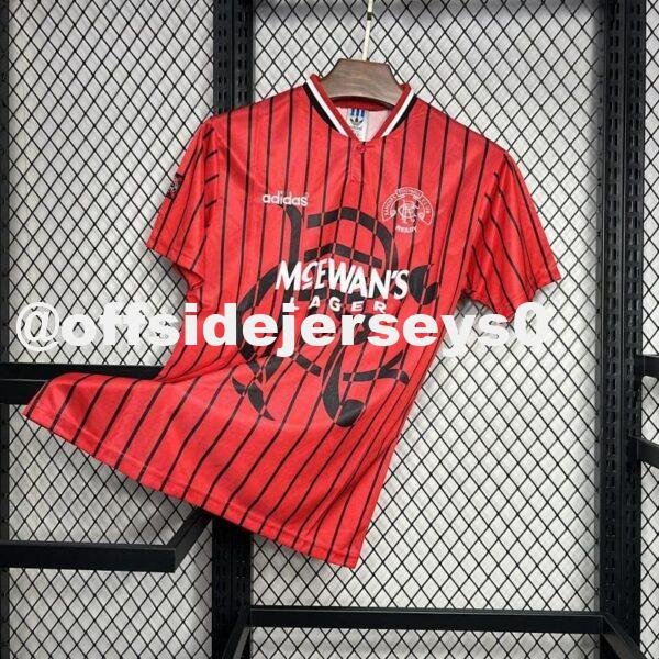Rangers 1994 95 Away Retro Jersey