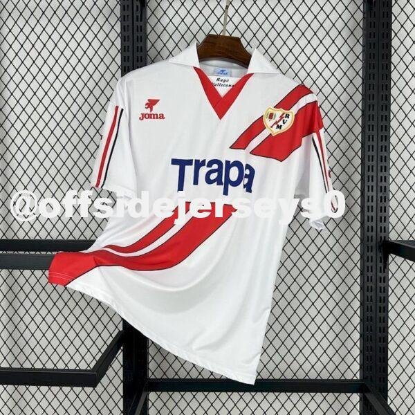 Rayo Vallecano 1997 98 Home Retro Jersey