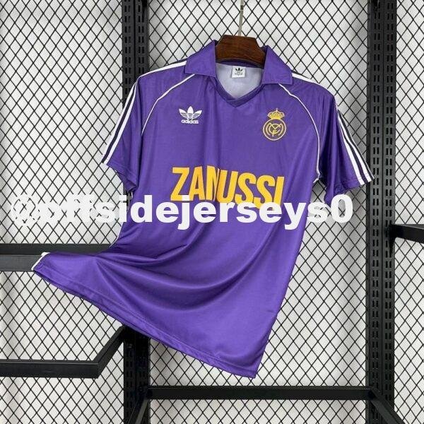 Real Madrid 1984 85 Third Retro Jersey