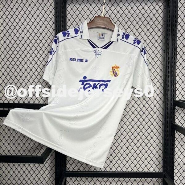 Real Madrid 1994 96 Home Retro Jersey