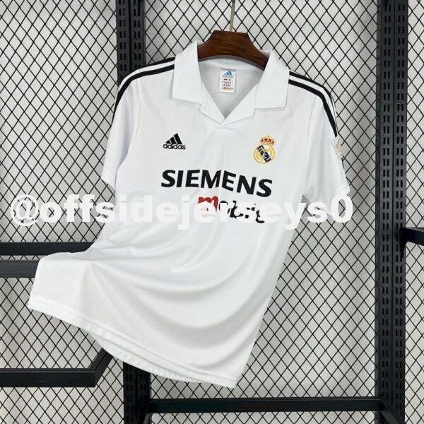 Real Madrid 2002 03 Home Retro Jersey