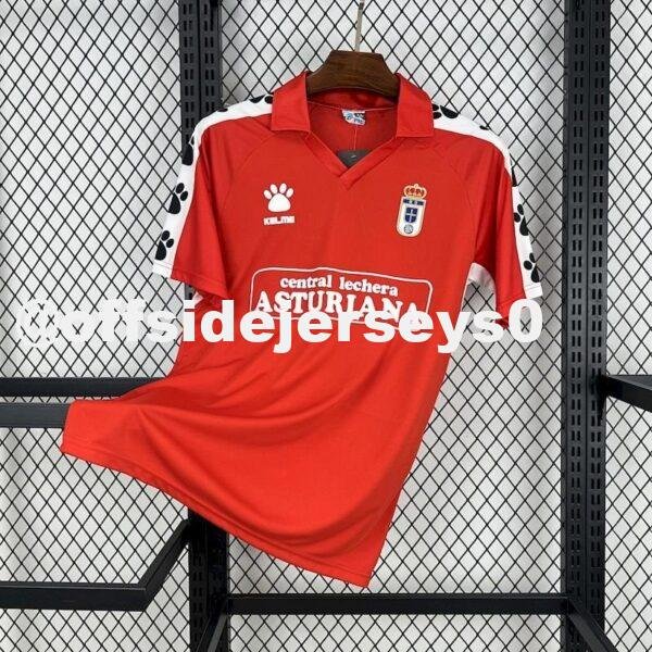 Real Oviedo 1990 91 Away Retro Jersey
