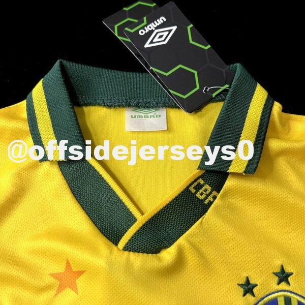 Retro 1994 Brazil home kids