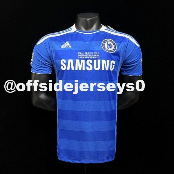 Retro 2011 12 Chelsea home Champions League version