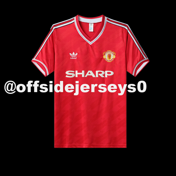 Retro 86 88 Manchester United Home