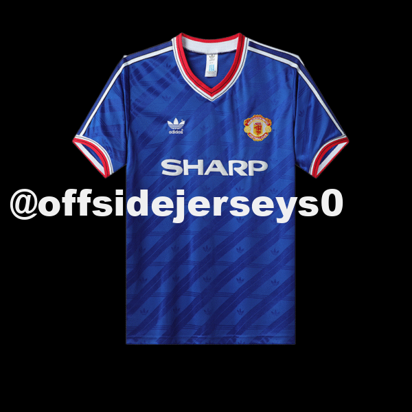 Retro 86 88 Manchester United Third Away