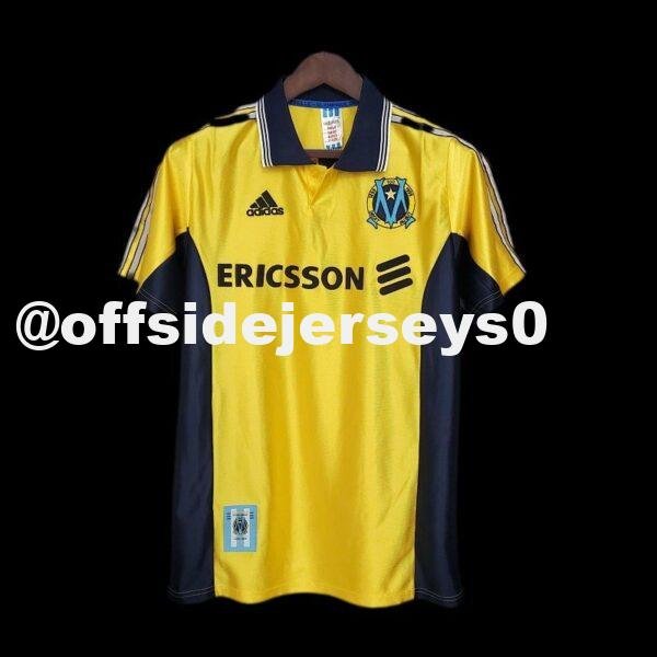 Retro Marseille away yellow 811