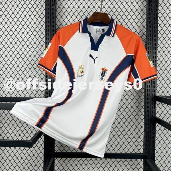 Retro Real Oviedo 2000 01 Away Jersey
