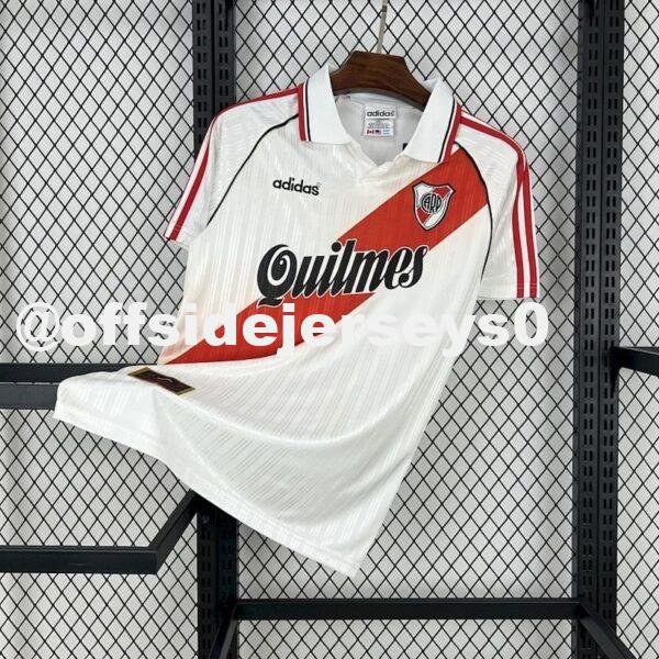 River Plate 1995 96 Home Retro Jersey