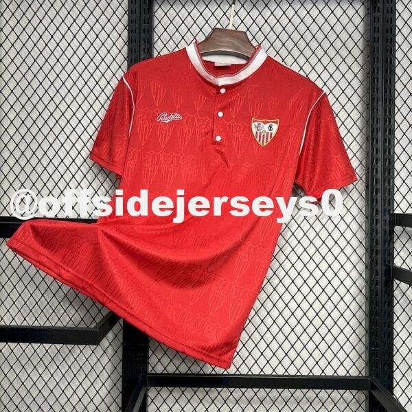 Sevilla FC 1991 92 Away Retro Jersey