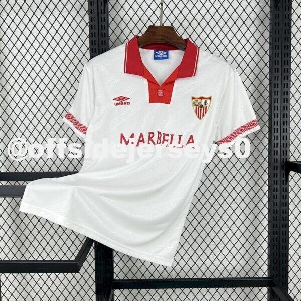 Sevilla FC 1994 96 Home Retro Jersey