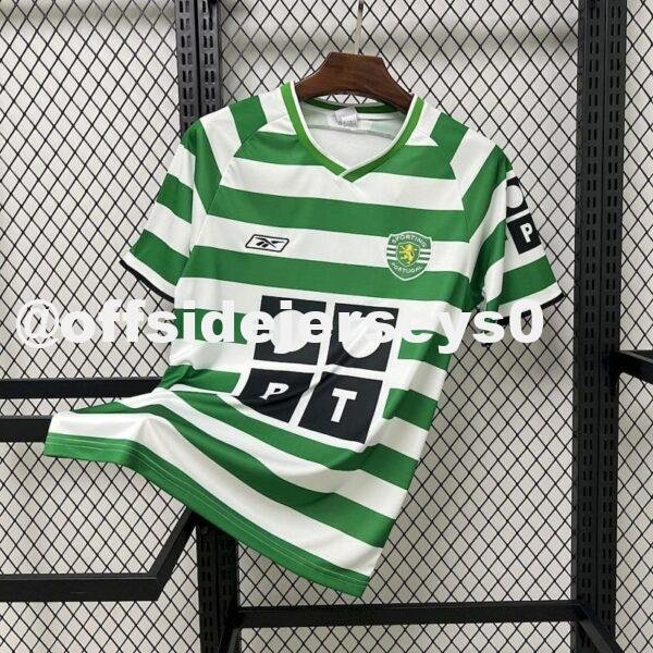 Sporting CP 200304 Home Retro Jersey