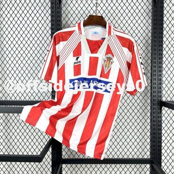 Sporting de Gijon 1994 95 Home Retro Jersey